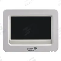 JOHNSON CONTROLS WiFi Thermostat: Heat and Cool, White, C/G/R/Sensor/W1/O/B/W2/W3/AUX/Y1/Y2, 7-Day (MPN T9580). Key specifications — Application: Heat and Cool; Housing Color: White; Programming Capability: 7-Day; Terminal Designations: Y2; Humidification Control: No; Brand: JOHNSON CONTROLS; Control Type: Touch Screen; Fan Settings: Auto-On.