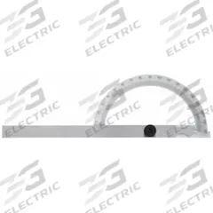 INSIZE Manual-Reading Protractor: 5 29/32 in Blade Lg, 0°to 180°, 1° Graduations, +/-0.3° Accuracy (MPN 4799-1120). Key specifications — attr1182193: Stainless Steel; attr1182194: +/-0.3°; attr1182195: 5-29/32 in; attr1182198: 1°; attr1182218: INSIZE.