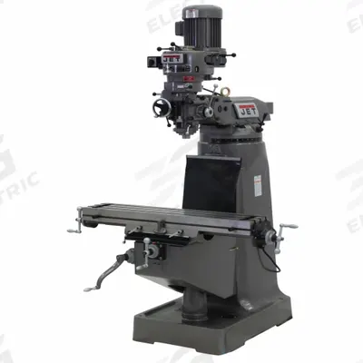 JET Vertical Milling Machine: JTM-2, Belt Drive, 2 hp - Belt-Drive Vertical Milling Machines