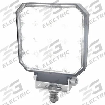 ECCO Vehicle Work Light: Square, Flood, LED, Bolt, Blunt Cut Wires, Surface Mount - Vehicle Floodlights