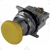 EATON Mushroom Head Push Button: Non-Illuminated, Mushroom Head Profile, Metallic, 30 mm, 2NO (MPN 10250T124-2). Key specifications — Brand: EATON; Action: Momentary; Series: 10250T; Push Button Material Type: Metallic.