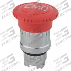 SCHNEIDER Emergency Stop Push Button: Red, 22 mm Mounting Size, Metallic, Maintained (MPN ZB4BS84430). Key specifications — Brand: SCHNEIDER; Action: Maintained; Series: XB4; Push Button Material Type: Metallic.