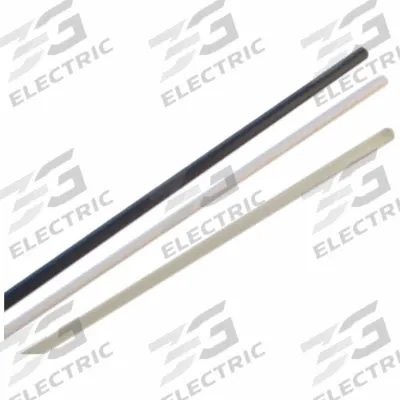 SEELYE Thermoplastic Welding Rod: PVC, Round, 5/32 in x 48 in, Clear, 1 lb - PVC Type 1 Welding Rods