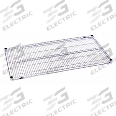 METRO Wire Shelf: 72 in x 36 in, 5 Shelves, Split Sleeve, 600 lb Load Capacity, Dry, NSF Approved (MPN 3672NC-5). Key specifications — NSF Approved: Yes; Recommended Environment: Dry; Material: Steel; Brand: METRO; Color: Silver; Finish: Chrome; NSF Approval: NSF Approved.