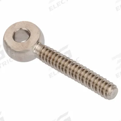 AMPG Fixed Rod End: Stainless Steel, Plain, 70 mm Hole Center-to-End Lg, Right Hand - Stainless Steel Male Threaded Fixed Rod Ends
