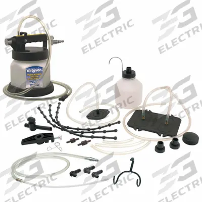 MITYVAC Master Brake Bleed Kit: Pneumatic, Brake Bleed Kit, Brake Fluid - Pneumatic-Powered Fluid Evacuators