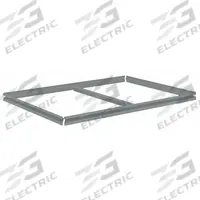 TENNSCO Shelf: 48 in x 24 in, 850 lb Load Capacity, Gray, Shelf (MPN ZBES-4824). Key specifications — Includes: (4) Beams; Shelf Configuration: Single Straight; Color: Gray; Frame Material: Steel; Brand: TENNSCO; Frame Finish: Zinc Plated; Product Type: Shelf.