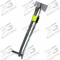 LEATHERHEAD TOOLS Halligan with Handle: Tool Kit, Flathead Axe/Halligan, 31.25 in Handle Lg, Round (MPN K-30B-UFB-8). Key specifications — Brand: LEATHERHEAD TOOLS; Handle Material: Fiberglass; Includes Strap: No; Handle Shape: Round.