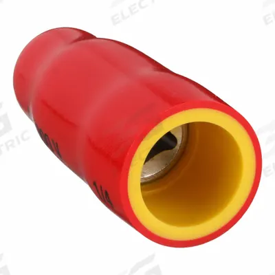WIHA Insulated Socket: 1/4 in Drive Size, 1/4 in Socket Size, 1 in Overall Lg - 1/4" Drive SAE Insulated Hand Sockets