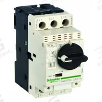SCHNEIDER Manual Motor Starter: Non-Reversing, 3 Poles, 1 A, Thermal Protection, Selector Switch (MPN GV2P05). Key specifications — Maximum Voltage Rating: 600V AC; Brand: SCHNEIDER; Thermal Units Required: None (Starter Includes Integrated Thermal Units); Frame Size (Width): 45mm.