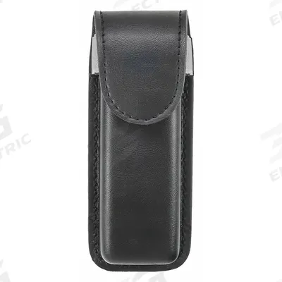 AIRTEK Medical Pouch: Black, Synthetic Leather, Basket Weave, 5 in x 2 in - Medical Pouches