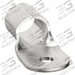 BURNDY Ring Terminal: Bare, 3/8 in Stud Size, 1/0 AWG to 1/0 AWG Wire Sizes, 600 V (MPN YAD25M10E38). Key specifications — Brand: BURNDY; Series: Y39.