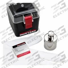 RICE LAKE WEIGHING SYSTEMS Calibration Weight Kit: 500 g Nominal Mass, Cylinder Calibration Wt, 2 (MPN 82638). Key specifications — attr1385174: Case; attr1385170: RICE LAKE WEIGHING SYSTEMS; attr1385171: Stainless Steel.