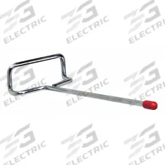 QUANTUM STORAGE SYSTEMS 9" Single Rod: Single Rod, 9 in Overall Lg, 15 lb Load Capacity, Gray (MPN WS-SR9C). Key specifications — Hook Type: Single Rod; Color: Gray; Brand: QUANTUM STORAGE SYSTEMS.