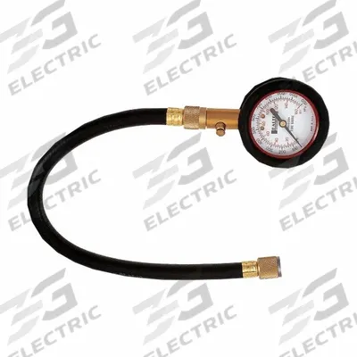 HALTEC Truck Tire Gauge: Tire Pressure Gauge, Analog, 5 psi Pressure Increments - Dial Tire Pressure Gauges