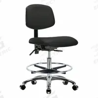 Ergonomic Chair: Vinyl, Armless, Ht Range 21 1/2 in to 29 in, 18 1/2 in Seat Wd, 17 in Seat Dp (MPN BR-VMBCH-CR-T1-A0-CF-CC-8540). Key specifications — Foot Support: Yes; Back Tilt Backward: 13.5°; Back Tilt Forward: 10.5°; Base Material: Aluminum; Brand: APPROVED VENDOR; Product Type: Ergonomic Chair; ESD-Safe: Not ESD Safe; Seat Tilt Backward: 3°.