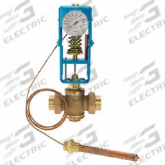 POWERS Temperature Regulator: For Cold Water/Hot Water Media, 1 1/2 in Pipe Connection Size, Bronze (MPN 595-CD150H-C08DI05). Key specifications — Brand: POWERS.