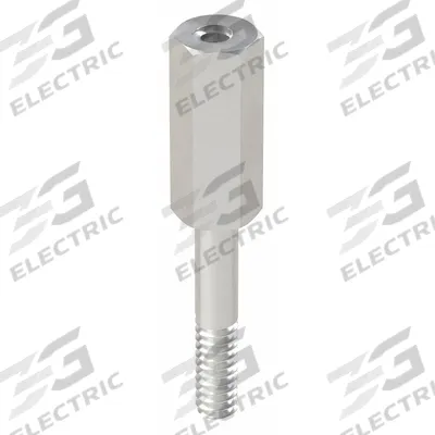 APPROVED VENDOR Standoff: Male x Female, 7/8 in Lg, Hex, Aluminum, Plain, 1/4 in Hex Wd - Aluminum Male x Female Standoffs