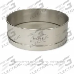 ADVANTECH Standard Stainless Steel Cloth Test Sieve: Stainless Steel, 12 in Outside Dia, 4 1/4 in Ht (MPN 120SS12F). Key specifications — Screen Material: Stainless Steel; Brand: ADVANTECH; Frame Material: Stainless Steel; Standards: ASTM E11; US Standard Screen Size: #120.
