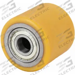 APPROVED VENDOR Caster Wheel: 3 in Wheel Dia., 1 5/8 in Wheel Wd, Polyurethane, 595 lb Load Rating (MPN HTH 75X40/20-40K). Key specifications — Brand: APPROVED VENDOR; Wheel/Tread Color: Yellow.