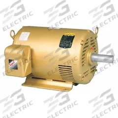 BALDOR General Purpose Motor: Rigid Base Mount, Open Drip Proof, 3 hp, 575V AC, 1,770 RPM (MPN EM3211T-5). Key specifications — Brand: BALDOR; Nameplate Voltage @ 60 Hz: 575V AC; Full Load Current @ 60 Hz: 3.4 A; Nameplate RPM @ 60 Hz: 1,770 RPM; Motor Enclosure: ODP.