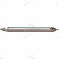 KEO Center Drill: Plain Type, #2, 60°, 6 in Overall Lg, AlTiN Coated Cobalt (MPN 907-000-808). Key specifications — Brand: KEO; End Type: Double End.