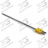 DAYTON Thermocouple Probe: -325°F to 2,280°F /-200°C to 1,250°C, Type K, Rounded Tip, 6 in Probe Lg (MPN 36GL14). Key specifications — attr1275752: 20 AWG; attr1275757: 6 in; attr1275763: ±1.1 % Below 293 °C, ±0.4 % Otherwise; attr1275765: 36GL14; attr1275769: DAYTON; attr1434700: Hose Clamp.