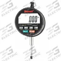 STARRETT Digital Indicator: 0 in to 1 in /0 mm to 25 mm, Inch/Metric, +/- 0.0001 in Accuracy, IP54 (MPN F2730IQM). Key specifications — attr1184065: STARRETT; attr1184072: +/- 0.0001 in; attr1184084: 2.5 in.