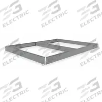TENNSCO Shelf: 48 in x 36 in, 2,500 lb Load Capacity, Gray, Shelf (MPN ZKH-4836). Key specifications