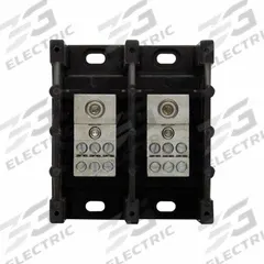 BUSSMANN Power Distribution Block: Open, Lug, Lug, 14 AWG – 2/0 AWG For Line Side Wire Sizes (MPN PDB321-2). Key specifications — attr1361688: Surface; attr1308686: BUSSMANN; attr1361672: Copper.