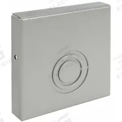 WIEGMANN Wireway End Cap: 6 in Wd, 6 in Ht, 16 ga Gauge, 1, With Knockouts, Steel, Powder Coated (MPN E0606). Key specifications — Brand: WIEGMANN; Finish: ANSI 61 Polyester Powder; With/Without Knockouts - Broad: Yes.