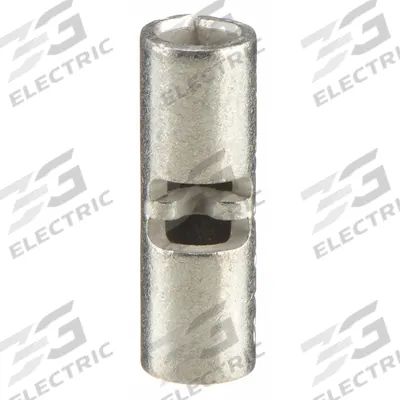STA-KON Butt Splice Connector: Bare, For Wire Size 12 AWG – 10 AWG, 600 V - Non-Insulated Butt Splice Connectors