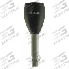 EATON Mounting Base: Tower Light Base, For SL4, 9 in Overall Ht, 1 9/16 in Overall Dia (MPN SL4-PIB-T-100). Key specifications — Brand: EATON; Compatible with Series: SL4; Connection Type: Spring-Loaded Terminal; Housing Color: Black; IP Rating: IP66; Mounting Location: Threaded Mount; Manufacturer Part Number: SL4-PIB-T-100; Includes: Banjo Belt.