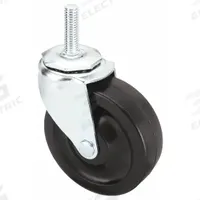 APPROVED VENDOR Stem Caster: Swivel, 3 in Wheel Dia., 1 1/4 in Wheel Wd, Rubber, 1 1/2 in Stem Lg (MPN DCRR03052S-S30). Key specifications — Brand: APPROVED VENDOR; Thread Size: 1/2"-13; Roll Up: Swivel.