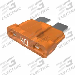 LITTELFUSE Automotive Fuse: ATOF Series, Fast-Acting, 40 A, 32 V DC, Indicating (MPN 0287040.PXS). Key specifications — Series: ATOF; Brand: LITTELFUSE.