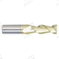APPROVED VENDOR Corner Radius End Mill: Carbide, ZrN Coated, 2 Flute, 1/2" Mill Dia, 3-1/8" LOC (MPN 282-503125D)