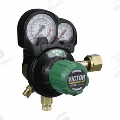 VICTOR Gas Regulator: Two Stage, CGA 580 Inlet, 7/8"-14 M LH Outlet, 200 psig (MPN 0781-5257). Key specifications — Brand: VICTOR; Manufacturer Part Number: 0781-5257; Diaphragm Material: Stainless Steel; Outlet Connection: 7/8"-14 M LH; Inlet Connection: CGA 580.