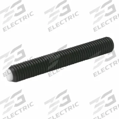 JW WINCO Set Screw with Plastic Tip: Steel, Black Oxide, Plastic (Nylon 66) Tip - Non-Marring Half Dog Point Set Screws