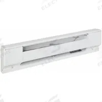 DAYTON Electric Baseboard Heater: Residential Grade, 500W, Thermostat Not Included, White, 120V AC (MPN 3UG76). Key specifications — Thermostat Included: Thermostat Not Included; Duty Rating: Residential Grade; Housing Style: Conventional; Wattage Output: 500W; Housing Color: White; Voltage: 120V AC; Brand: DAYTON.