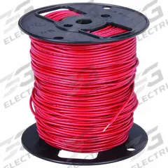 SOUTHWIRE Hookup Wire: 12 AWG Conductor Size, Red, 500 ft Overall Lg, 600 V Volt (MPN 411040504). Key specifications — Brand: SOUTHWIRE; Product Type: Machine Tool Wire; Standards: UL 1019; Manufacturer Part Number: 411040504.