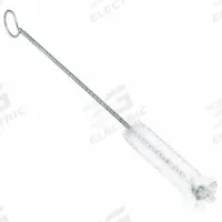 Radial End Brush: 9 in Overall Lg, Nylon, Natural, 3 1/2 in Brush Head Lg, 3/4 in Bristle Lg (MPN 06131). Key specifications — Brand: TANIS; Non-Sparking: No; Bristle Color: Natural; Bristle Material: Nylon.