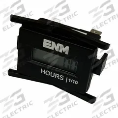 ENM Hour Meter: Hour Meters, Front Panel Mounting, Digital, 1 3/8 in x 2 in, 5 V AC/DC – 250 V AC/DC (MPN TB45FA). Key specifications — Mounting Style: Surface; Bezel Face Shape: Rectangular; Brand: ENM; Manufacturer Part Number: TB45FA; Meter Type_Broad: Digital.