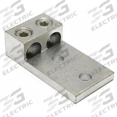 BURNDY Mechanical Connector: For Wire Size 6 AWG – 350 kcmil, 2 Wire Terminations (MPN K2A31U2N). Key specifications — Brand: BURNDY; Lug Material: Tin-Plated Aluminum.