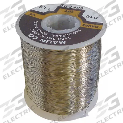 MALIN Baling Wire: Oiled, 14 ga Wire Gauge, 0.064 in Wire Dia, 67 ft Lg - Spool Baling Wire