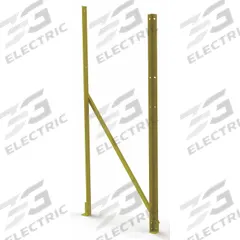 TRI-ARC Platform Support Leg: 2.5 ft Overall Ht, 24 in Overall Wd, Steel (MPN ULK0324). Key specifications — Material: Steel; Color: Yellow; Includes: Fasteners; Brand: TRI-ARC.
