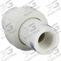 PLAST-O-MATIC Check Valve: Poppet, Inline Valve Body, 3 in Pipe Size, Polypropylene, Female, NPT (MPN CKS300VT-NC-PP). Key specifications — Brand: PLAST-O-MATIC; Poppet Material: FKM.