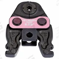 ROTHENBERGER Press Jaw: 3/8 in Pipe, Copper, For MaxiPro, Compact Tool Types (MPN 1000001750). Key specifications — attr518773: Jaws; attr537224: 3/8 in; attr518762: Copper; attr518771: Steel; attr518761: MaxiPro; attr518760: ROTHENBERGER.
