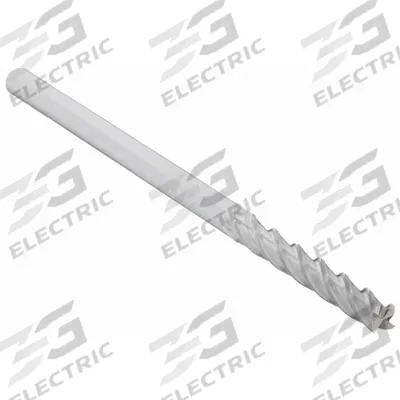 WIDIA HANITA Square End Mill: Carbide, 4 Flute, 3/16" Mill Dia, 5/8" LOC, 2" OAL (MPN I4S0187T062R) - General Purpose Carbide Square End Mills