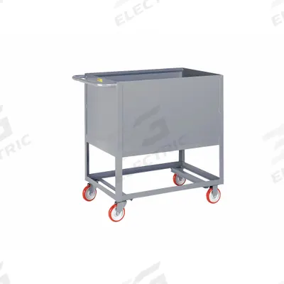 LITTLE GIANT Raised-Platform Box Truck: 2,000 lb, 65 in L x 30 in W x 40 in H, Flat - Easy-Access Drop-Gate Ergonomic Raised-Platform Box Trucks