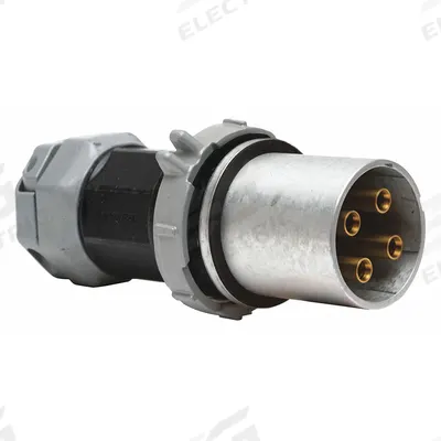 HUBBELL Pin and Sleeve Plug: Gray, 250V DC/600V AC, Single Phase, 200 A, 3 Pole - Watertight Plugs